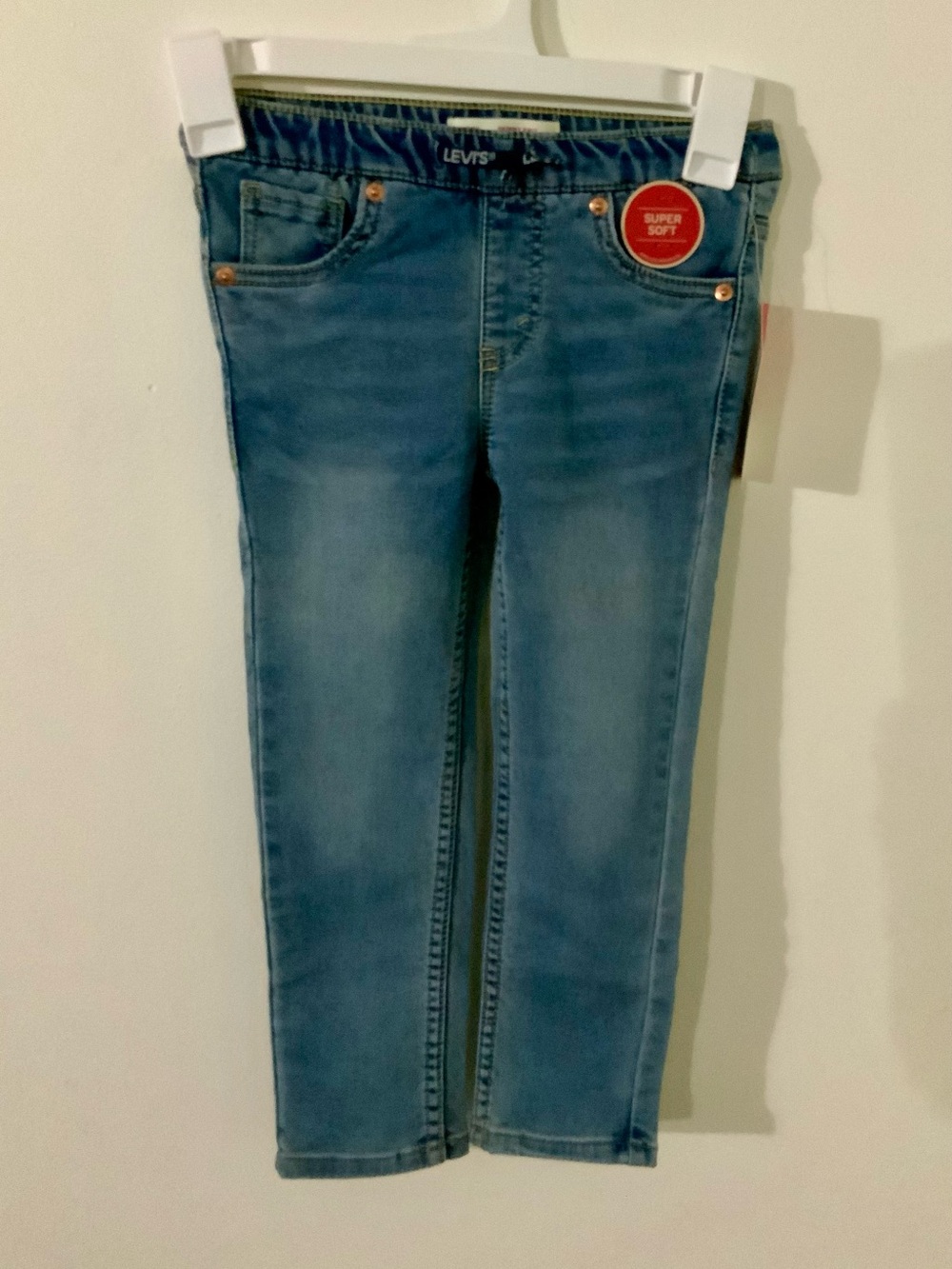 Levi's Light Blue Pull-On Skinny Jeans